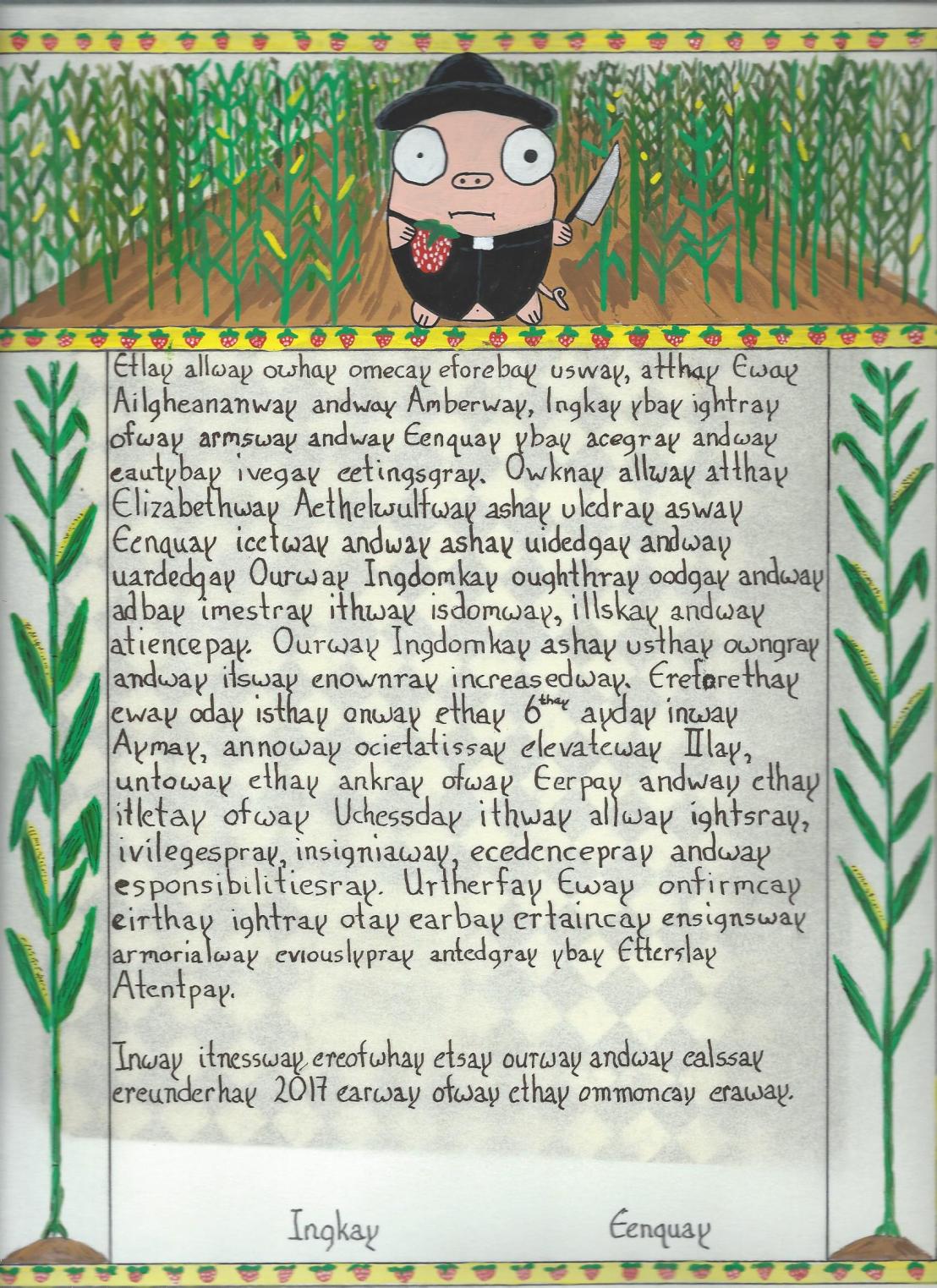 Dutches JuicePiggy scroll