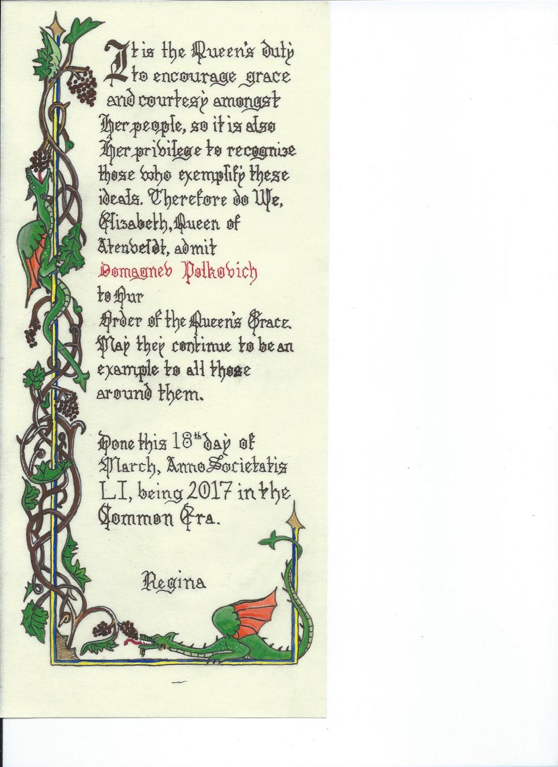 SCA_Queens Grace_Dragon Eating Grapes1